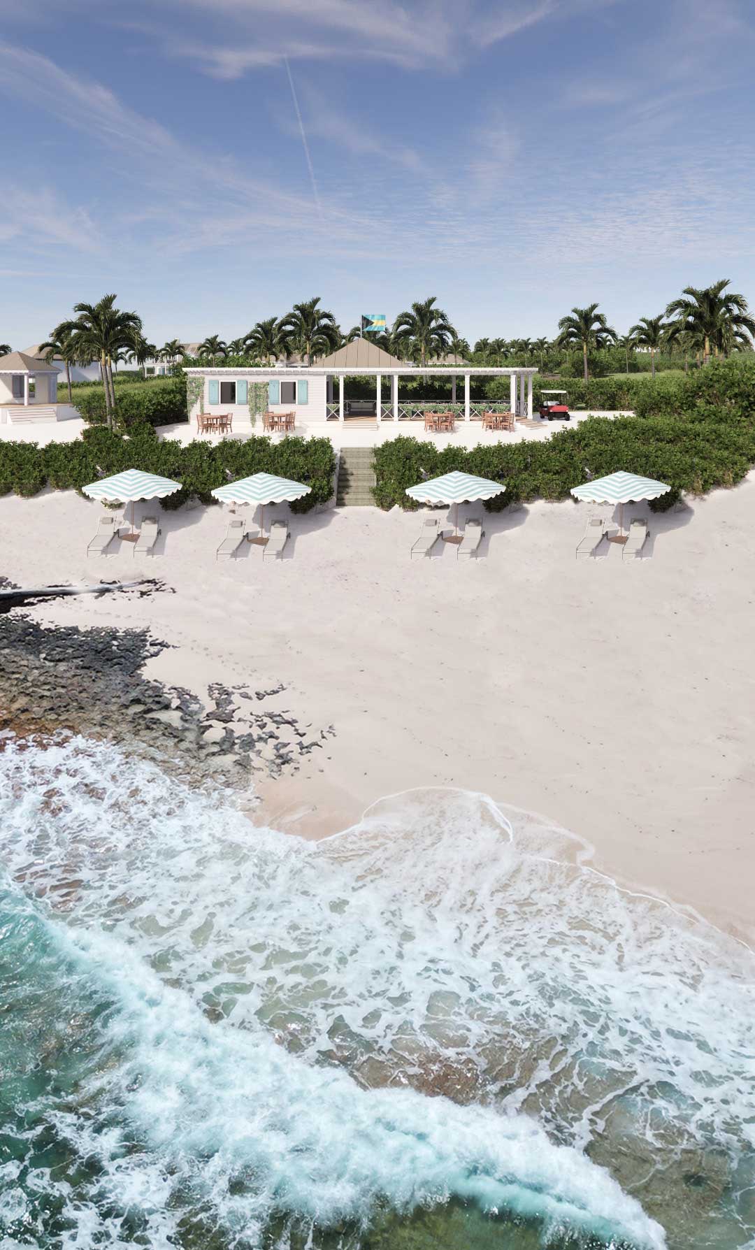 Hope Town Club beach cabana concept — concept