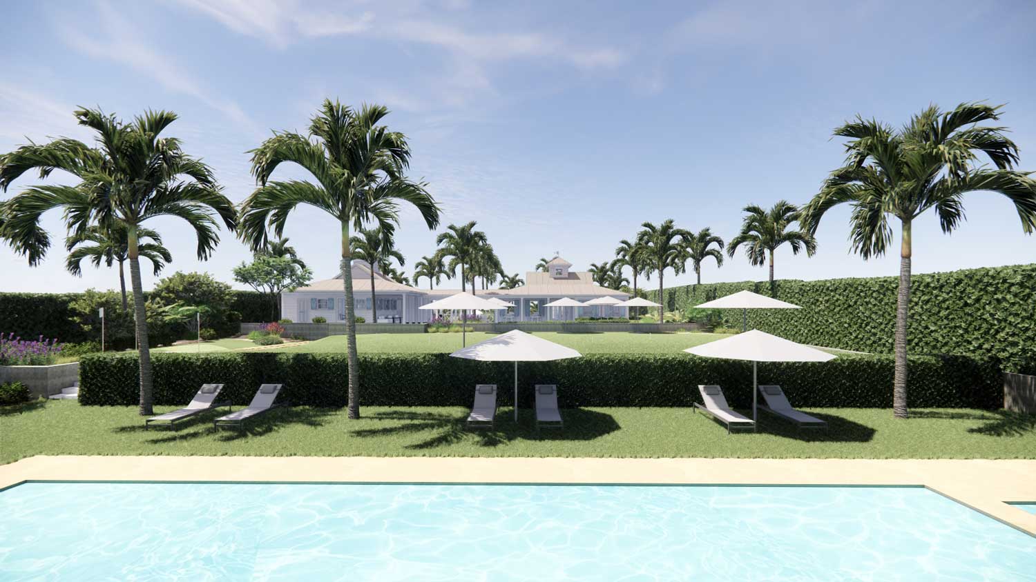 Hope Town Club pool concept — concept